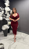 Vicky lace midi dress