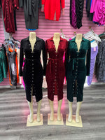 Dulce velvet midi dress