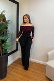 Clara off the shoulder jumpsuit