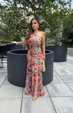 Margarita mesh maxi dress
