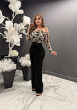 Clara off the shoulder jumpsuit