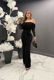 Clara off the shoulder jumpsuit