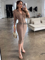 Giselle mesh midi dress