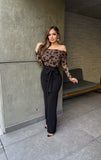 Clara off the shoulder jumpsuit