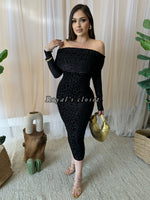 Kendall velvet dress