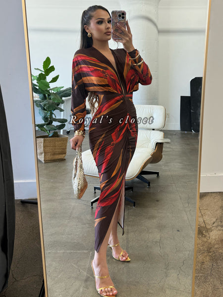 Minerva midi dress