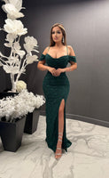 Corina lace gown dress