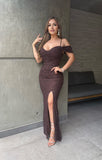 Corina lace gown dress
