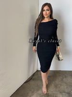 Gia mesh midi dress