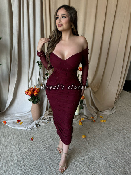 Milly mesh midi dress