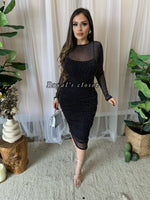 Amaranta rhinestone dress