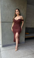 Nelly mesh midi dress