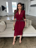 Giselle mesh midi dress