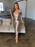Miranda silk midi dress