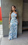 Margarita mesh maxi dress