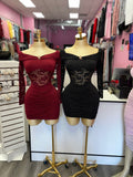 Lina lace mini dress