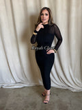 Ramona mesh midi dress