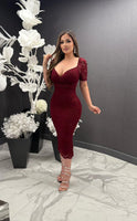Vicky lace midi dress