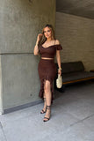 Nicole lace skirt set