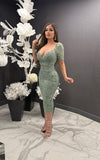 Vicky lace midi dress