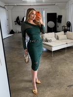 Priscila mesh midi dress