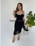 Giselle mesh midi dress