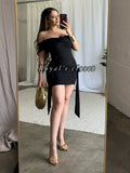 Cecy mesh mini dress