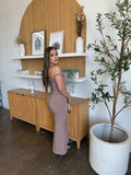 Leah glitter midi dress