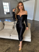 Miranda silk midi dress