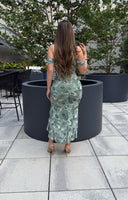 Nelly mesh midi dress