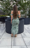 Nelly mesh midi dress