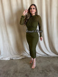 Ramona mesh midi dress