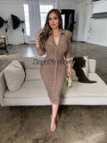 Giselle mesh midi dress