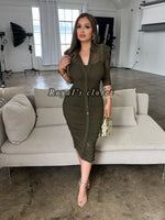 Giselle mesh midi dress