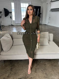 Giselle mesh midi dress