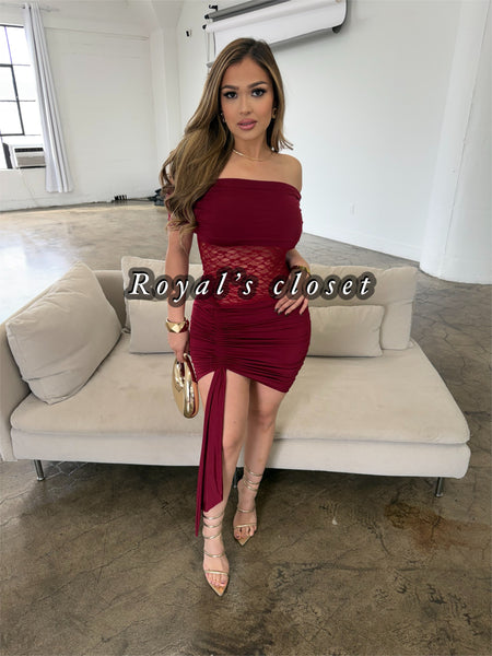 Julieta mini lace dress