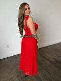 Nataly lace midi dress