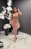 Vicky lace midi dress