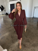 Felicia mesh midi dress