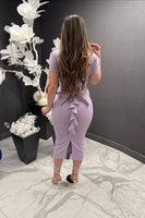 Yamy bow midi dress