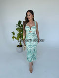 Julia mesh maxi  dress