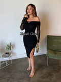 Nicolle mesh midi  dress