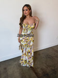 Nadia mesh maxi dress