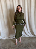 Ramona mesh midi dress