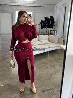 Rosy skirt set