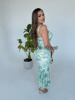 Julia mesh maxi  dress