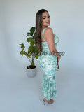 Julia mesh maxi  dress