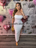 Yuridia mesh maxi dress