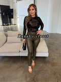 Liliana leather leggings