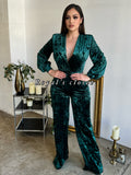 Catrina velvet jumpsuit